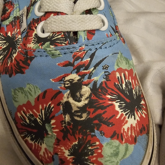 VANS vintage 2014 limited edition starwars "yoda aloha" sneaker unisex mens 7/ w - Picture 8 of 10
